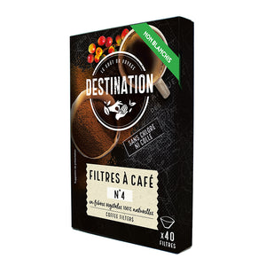 咖啡過濾器 n°4 40 件 - Destination Bio - Crisdietética