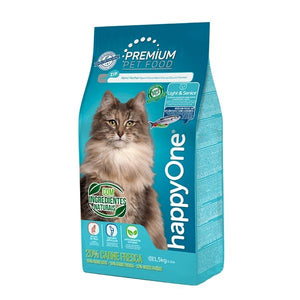 happyOne PREMIUM Cat Light & Senior Fresh Meat 1,5 kg - Chrysdietética
