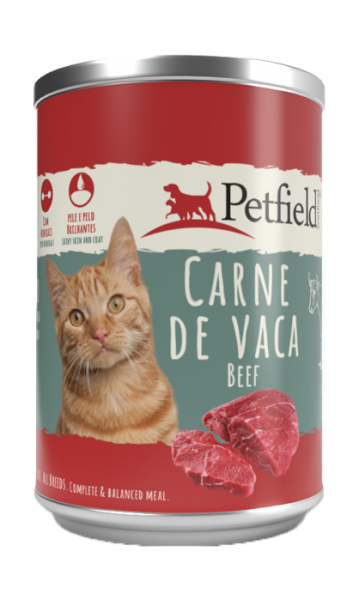 Petfield Cat Beef 410g - Chrysdietética