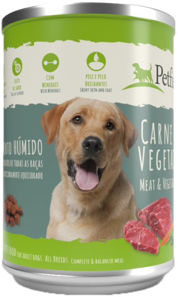 Petfield Dog Carne & Vegetais 410g - Crisdietética