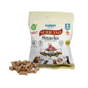 Confezione di agnello Snack per cani 5x100g - Snack Serrano - Crisdietética