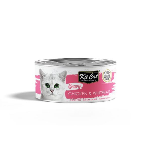 Kit Cat Sauce Poulet & Petit Poisson 70g - Crisdietética