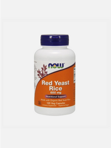 Red Yeast Rice 600mg 120 capsules - Now - Crisdietética