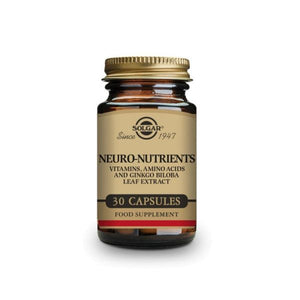 Neuro-Nutrientes 30 Cápsulas - Solgar - Chrysdietetics