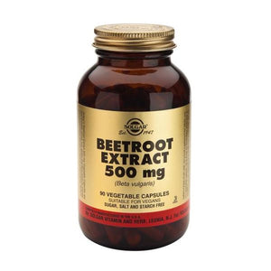 Rote-Bete-Extrakt 500mg 90 Gemüsekapseln - Solgar - Crisdietética