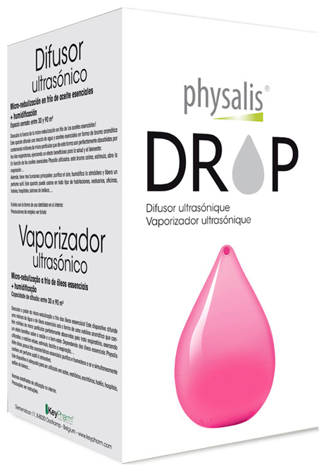 Difusor Ultra-Sônico Drop Rosa - Physalis - Crisdietética
