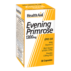 Evening Primrose Óleo de Onagra 1300mg 30 cápsulas - Health Aid - Crisdietética