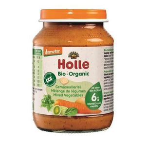 Organic Vegetable Puree 6M 190g - Holle - Crisdietética