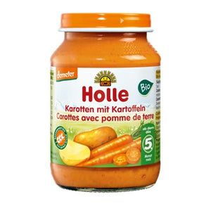 Organic Mashed Carrot and Potato 5M 190g - Holle - Crisdietética