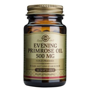 Evening Primrose Oil 500mg 30 Cápsulas - Solgar - Crisdietética