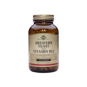 Bierhefe mit Vitamin B12 250 Kapseln - Solgar - Crisdietética