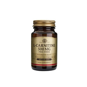 L-Carnitina 500mg 30 Comprimidos - Solgar - Crisdietética