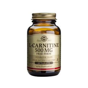 L-Carnitina 500mg 60 Comprimidos - Solgar - Crisdietética