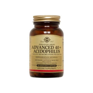 Advanced 40+ Acidophilus 60 Veg Capsules - Solgar - Crisdietética