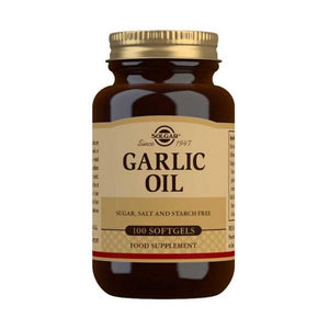 Garlic Oil 100 Capsules - Solgar - Crisdietética