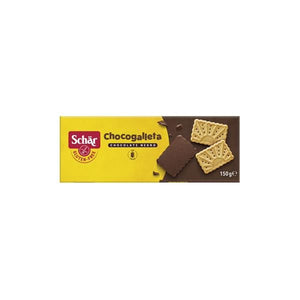 Mit dunkler Schokolade überzogene Kekse 150g - Schar - Crisdietética