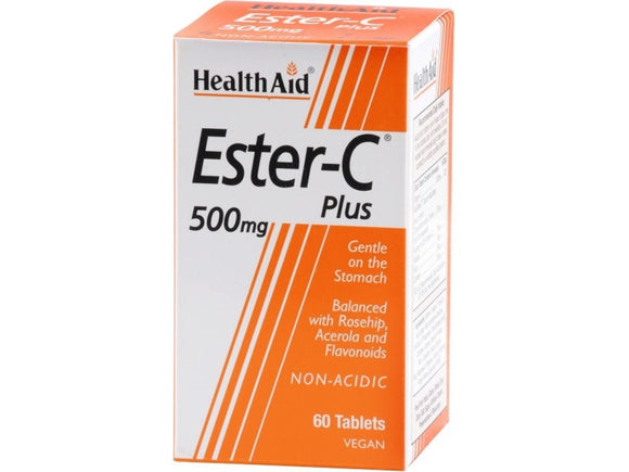 Vitamina C 500mg 60 Comprimidos - Health Aid - Crisdietética