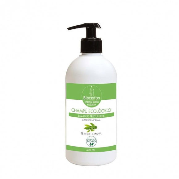 Shampoo Cabelo Normal Bio Cha Verde e Malva 500ml - Biocenter - Crisdietética