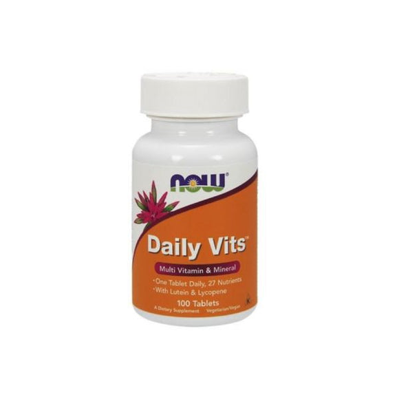 Daily Vits 100 Comprimidos - Now - Crisdietética