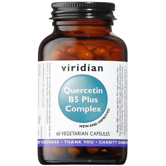 Quercetin B5 Plus Complex 60 Cápsulas - Viridian - Crisdietética