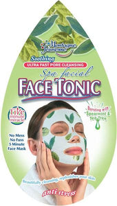 Facial Mask Wipes Melaleuca and Mint - Montagne Jeunesse - Crisdietética