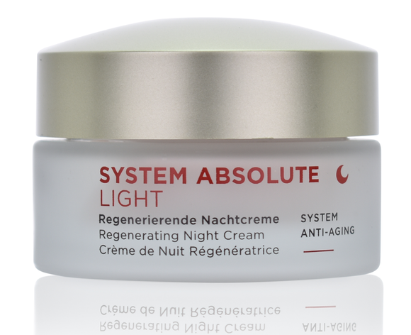 System Absolute Regenerating Night Cream Light 50ml - Annemarie Borlind - Crisdietética