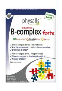 B-Complex Forte 30 compresse - Physalis - Crisdietética