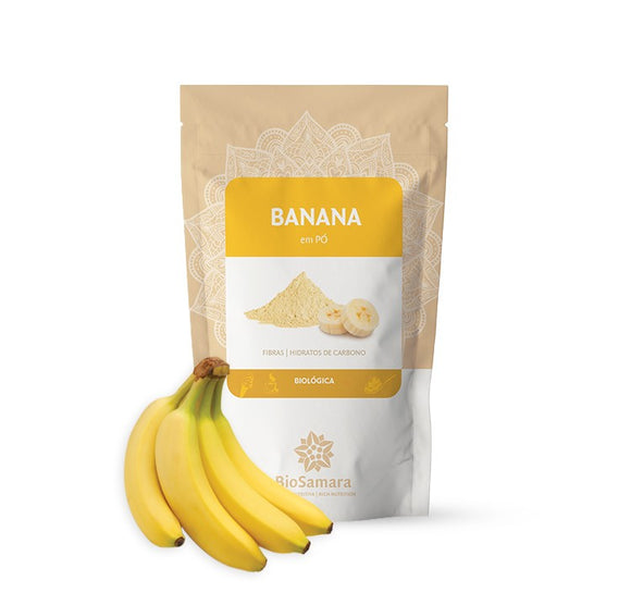 Banana em Pó Biológico 250g - Biosamara - Crisdietética