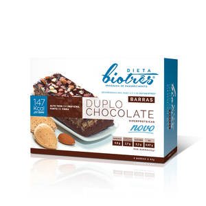 Doppelte Schokoladenriegel 168 g - Biothree Diet - Crisdietética