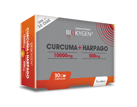 Curcuma + Harpago 30 Cápsulas -Biokygen - Crisdietética