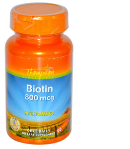 Biotin 800mcg 90 Pillen - Thompson - Chrysdietetic