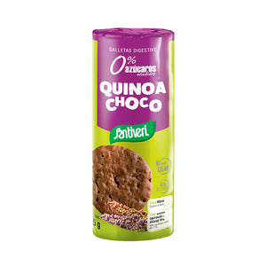 Biscuits Digestifs au Quinoa et Chocolat 175g - Santiveri - Crisdietética