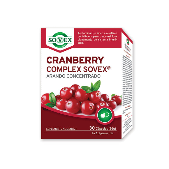 Cranberry Complex 30 Cápsulas - Sovex - Crisdietética