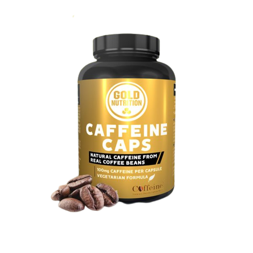 Caffeine 100mg 90 Cápsulas - GoldNutrition - Crisdietética