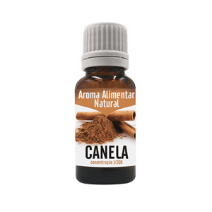 Natural Food Aroma of Cinnamon 1/200 20ml - Elegant - Chrysdietética