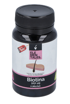 Biotina 500µg 120 Comprimidos - Novadiet - Crisdietética