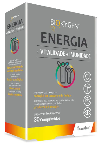 Energia 30 Comprimidos - Biokygen - Crisdietética