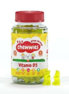 Vitamina D3 Limão 30 Gomas - Chewwies - Crisdietética