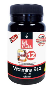 Vitamin B12 100ug - 120 Tabletten - Novadiet - Crisdietética