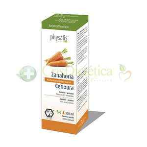 Carrot Vegatal Oil 100ml - Physalis - Crisdietética