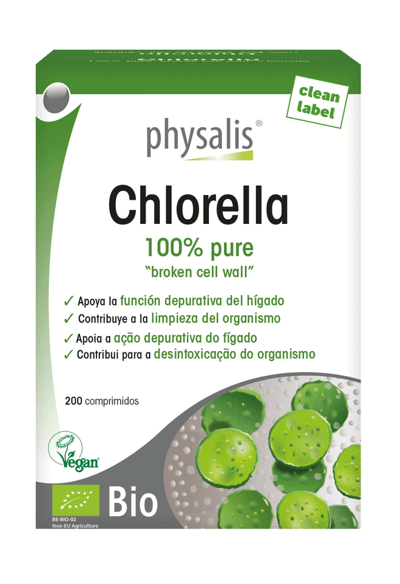 Chlorella 200 Comprimidos - Physalis - Crisdietética