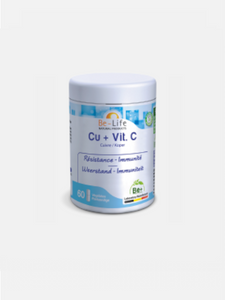 Cobre + Vitamina C 60 Cápsulas - Be-Life - Crisdietética