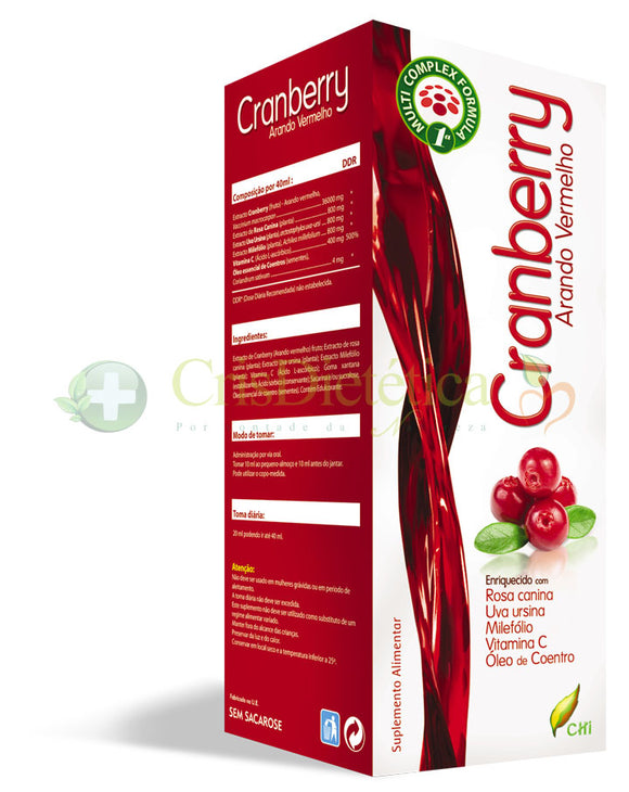 Cranberry Frasco de 250 ml - Celeiro da Saúde Lda