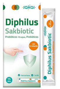 Diphilus Sakbiotic 15 Sticks - Sakal - Chrysdietética