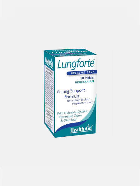 Lungforte 30 Comprimidos - Health Aid - Crisdietética