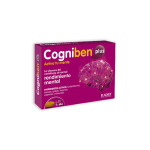 Cogniben Plus 30 Pastillas - Eladiet - Chrysdietética