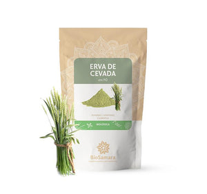 Organic Powdered Barley Grass 125g - Biosamara - Crisdietética