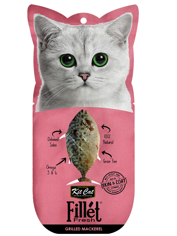 Kit Cat FilletFresh 烤鲭鱼 30g - Crisdietética