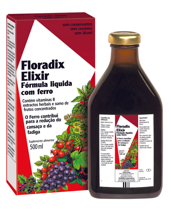 Floradix Elixir 500ml - Salus Haus - Crisdietética