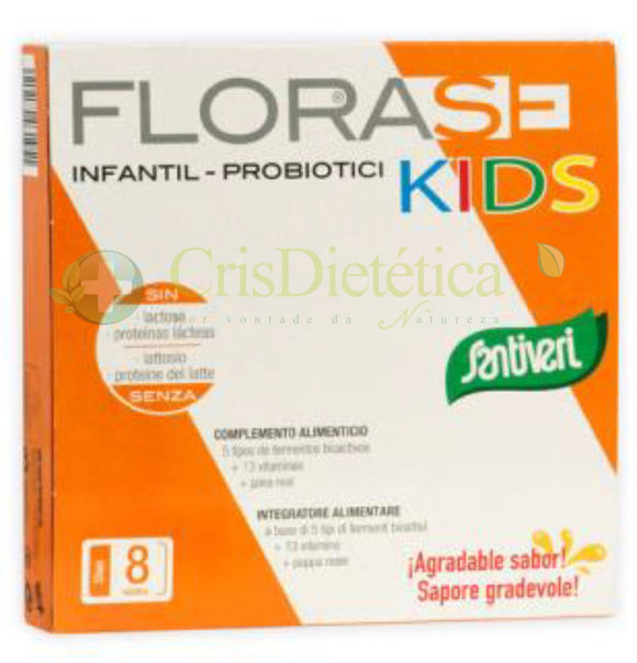 Florase Kids 8 Ampolas - Santiveri - Crisdietética